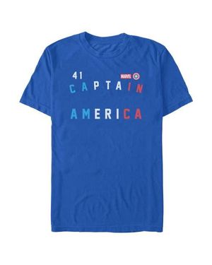 Marvel Forty One Captain T-Shirt - Blue