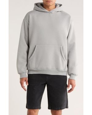 PacSun Solid Cotton Blend Hoodie - Gray