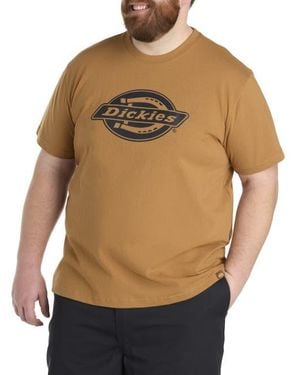 Dickies Big & Tall Heavyweight Logo T-Shirt - Gray