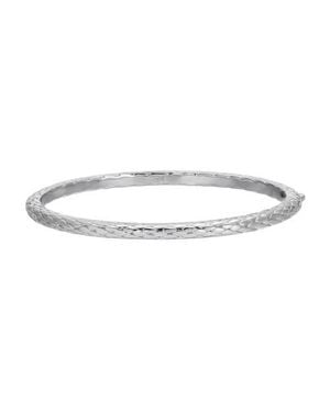 Native Gem Bali Bangle Bracelet - White