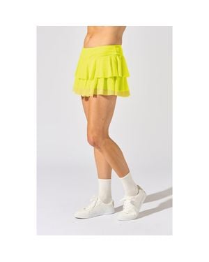 Bobbe Active Layer Cake Skirt - Yellow