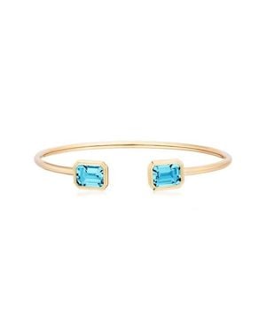 Goshwara Manhattan Round Flex Cuff - Blue