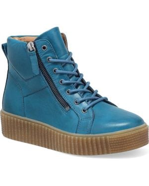 Miz Mooz Saphire Platform Sneaker - Blue