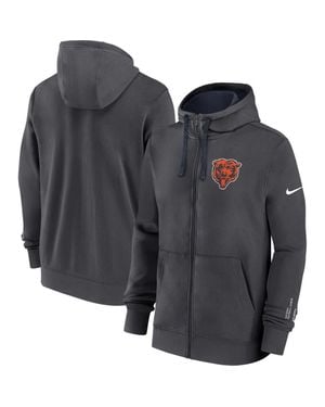 Nike Chicago Bears Primetime Club Full-Zip Hoodie - Black