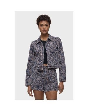 Hudson Jeans Liza Trucker Jacket - Blue
