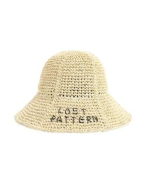 Lost Pattern Wanderlight Packable Straw Hat - Natural