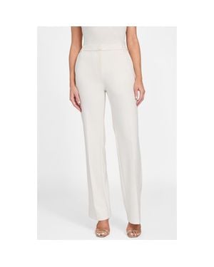 Marciano Lia High Waist Straight Leg Pants - White