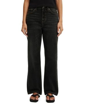 Cotton On Straight Leg Jeans - Black