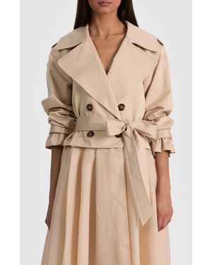 Alice + Olivia Nevada Double Breasted Jacket - Natural