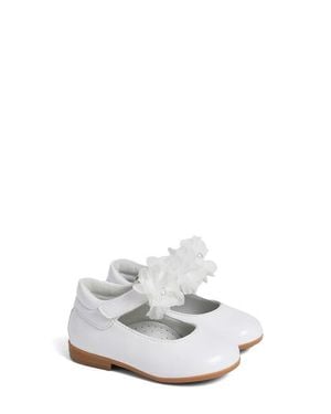 Nero Giardini Kids' Mary Jane Ballet Flat - White