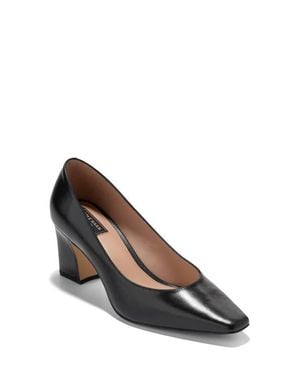 Cole Haan Blanche Block Heel Pump - Brown
