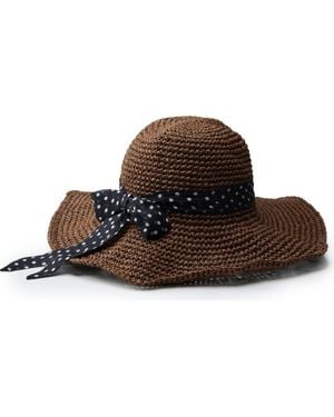 OLAH Tulip Silk Hair Tie Scrunchie - Brown