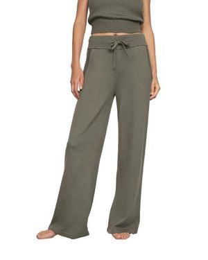 Eberjey Wide Leg Lounge Sweater Pants - Multicolor