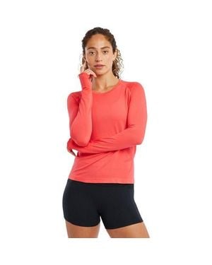 Oiselle Float Long-Sleeve Shirt - Red