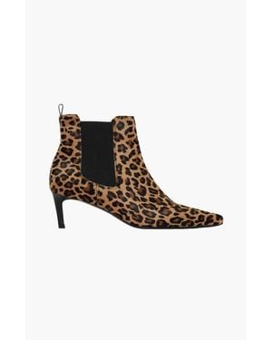 Anine Bing Stevie Calf Hair Boots - Brown