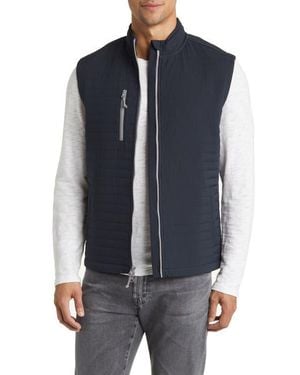 Johnnie-o Crosswind Quilted Performance Vest - Blue