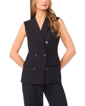 Ted Baker Cadence Double Breasted Vest - Black