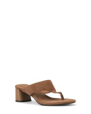 Vagabond Shoemakers Evie Block Heel Flip Flop - Brown