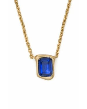 Kate Spade Molten Glass Pendant Necklace - Blue