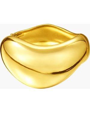 Kellery La Nonna Sculptural Organic Bold Cuff - Yellow