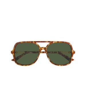 Chloé 57Mm Navigator Sunglasses - Green