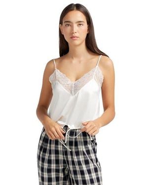 Belle & Bloom Friday Nights Lace Cami - Gray