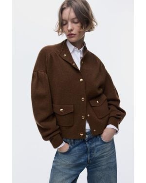 H&M Oversized Cardigan - Brown