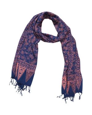 Kasih Coop Hand Dyed Batik Scarf - Purple