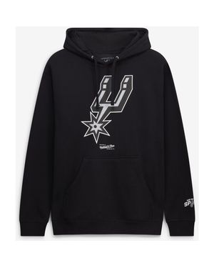 Mitchell & Ness San Antonio Spurs Fleece Hoodie - Black