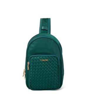 Baggallini Waverly Woven Sling - Green