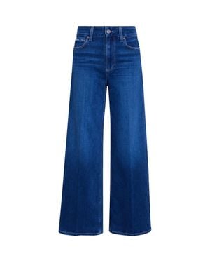 PAIGE Anessa High Waist Wide Leg Jeans - Blue