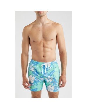 Chubbies The Baja Breezies 5.5 Classic Lined Swim Trunks - Blue