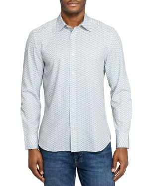 Con.struct Circle Duo Woven Long Sleeve Basic - White