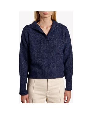 Oyun Sailor Collar Weekend Sweater - Blue