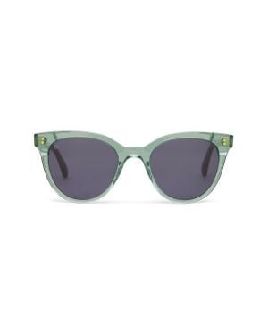 TOMS Marlowe 50Mm Round Sunglasses - Blue