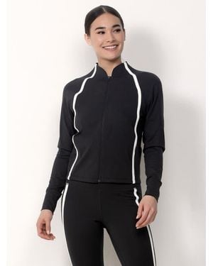 Single Stitch Active Full Zip Jacket - Blue