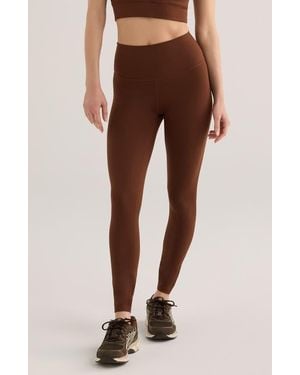 Varley Freesoft High Rise 25-Inch Leggings - Brown