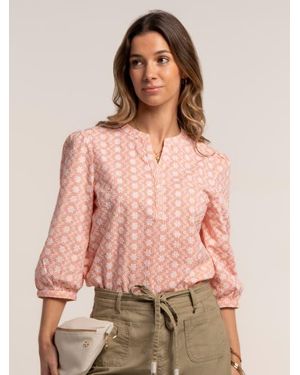 Brakeburn Fossil Blouse - Pink