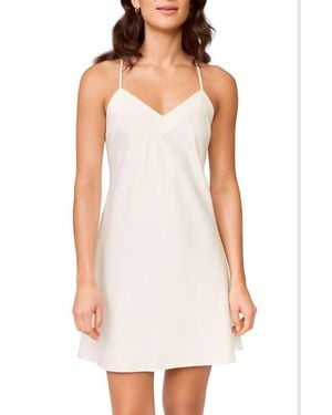 Rya Collection Isles Lace Trim Chemise - White