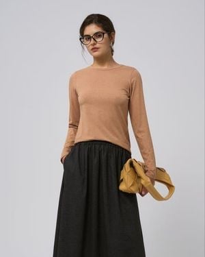 JUANA Hemp Essentials Long Sleeve Tee - Black