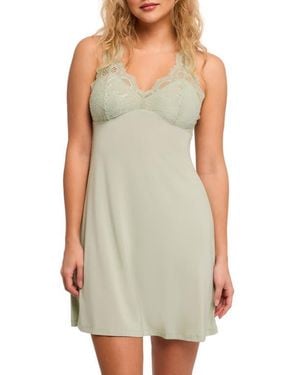 Fleur't Belle Epoque Lace Chemise - Green
