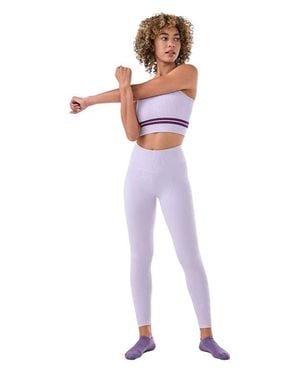 Tavi Seamless 7/8 Rib Legging - Purple