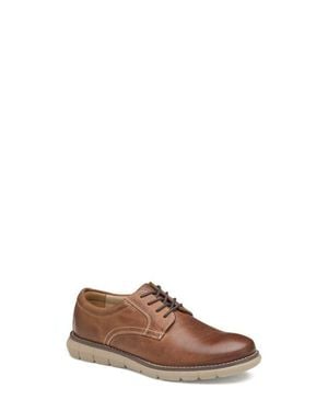Johnston & Murphy Kids' Holden Plain Toe Derby - Brown