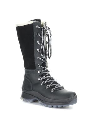 Bos. & Co. Dell Waterproof Wool Faux Shearling Lined Boot - Black