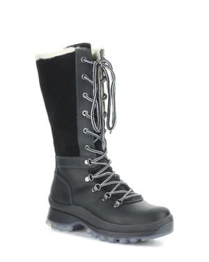 Bos. & Co. Dell Waterproof Wool Faux Shearling Lined Boot - Black