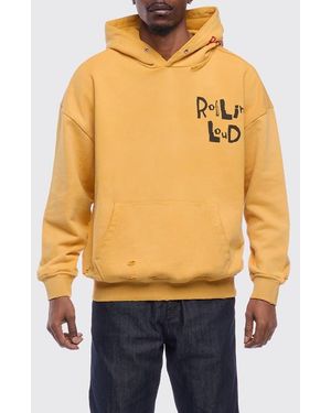 Rolling Loud Class Of Chaos Oversize Cotton Blend Graphic Hoodie - Orange