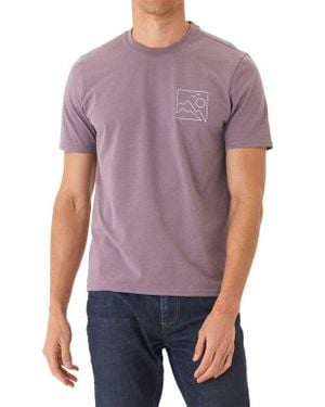 Threads For Thought Soft Wash Summit View Graphic T-Shirt - Purple