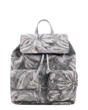 Desigual Mini Floral Backpack - Gray