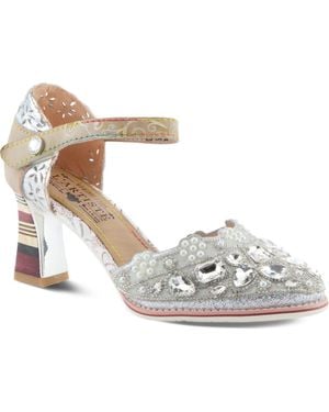 Spring Step Gem Pump - Metallic