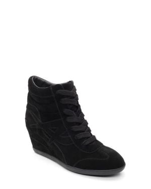 Ash Boradia Wedge Sneaker - Black